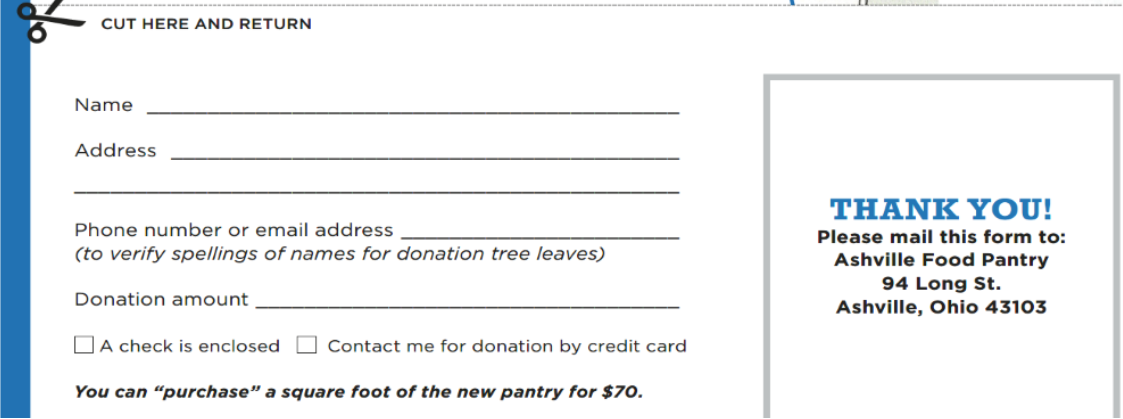 Donation Card
