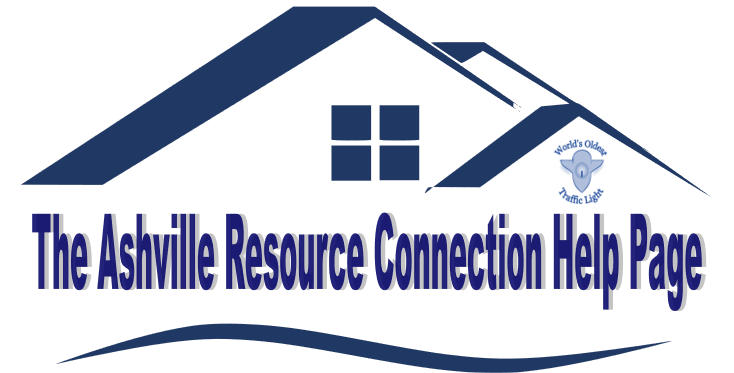 The Ashville Resource Connection Help Page Blue