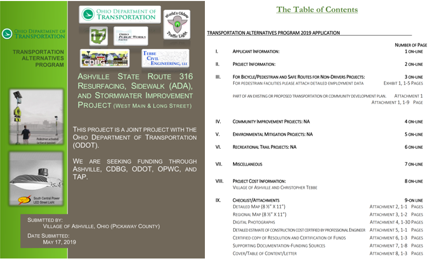 Cover Table of Content