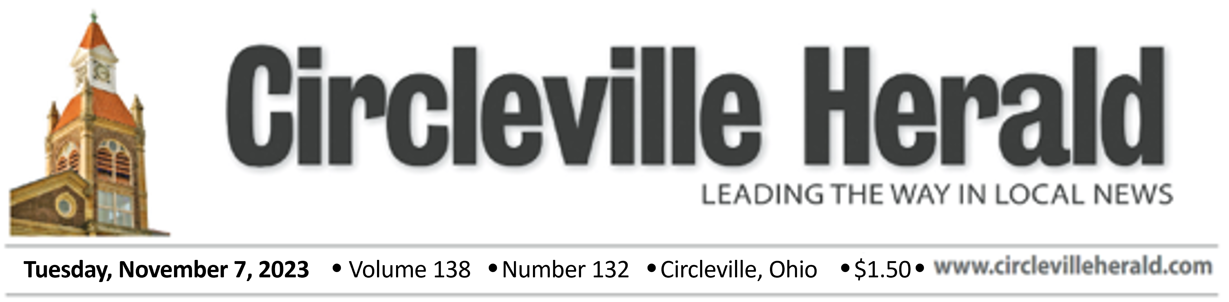 Circleville Herald Header for November 7